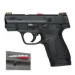 Smith & Wesson Inc. S&W M&P 9 Shield Handgun 9mm Luger 7rd & 8rd Magazines (2) 3.1" Barrel HI-VIZ Fiber Optics Ca Compliant