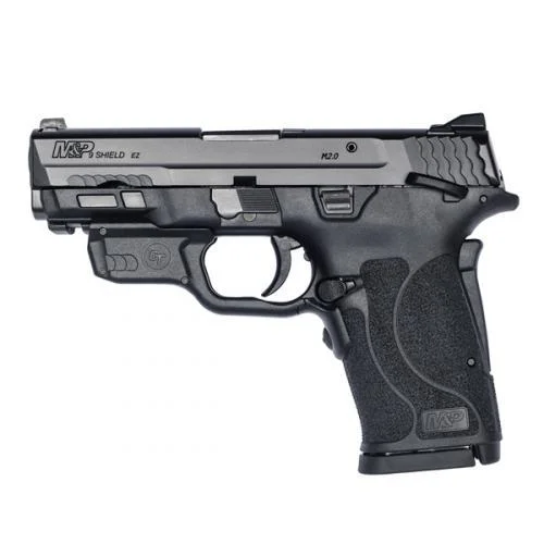 Smith & Wesson Inc. S&W M&P 9 SHIELD EZ Manual Thumb Safety W/Crimson Trace Red Laserguard 9mm Luger 8rd Magazine 3.675"