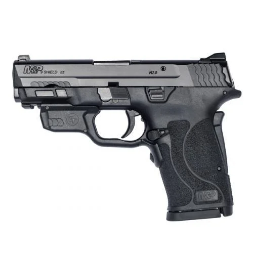 Smith & Wesson Inc. S&W M&P 9 SHIELD EZ No Manual Thumb Safety W/Crimson Trace Red Laserguard 9mm Luger 8rd Magazine 3.675"