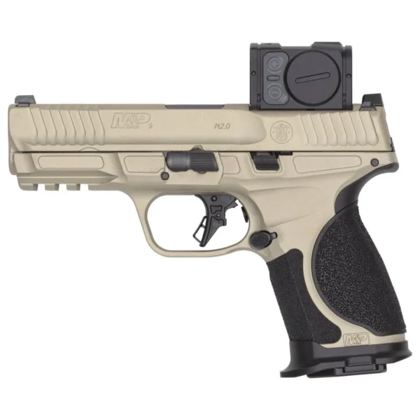 Smith & Wesson Inc. S&W M&P9 M2.0 Metal Comp Spec Series VI Bundle 9mm Luger 15rd Magazines(3) 4" Comp Barrel Champagne