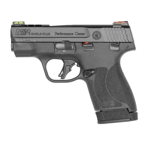 Smith & Wesson Inc. S&W Performance Center M&P 9 Shield Plus 9mm Luger 10rd & 13rd Magazines (2) 3.1" Ported Barrel Black