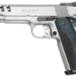 Smith & Wesson Inc. S&W PC Model 1911 Handgun .45 ACP 9rd Magazine 5" Stainless Barrel Blue Grip - USED