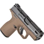 Smith & Wesson Inc. S&W PC Shield-X Carry Comp Midnight Bronze Handgun 9mm Luger 13(1)&15(1)rd Magazines 3.6" Ported Barrel