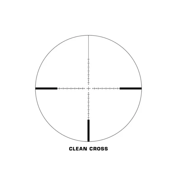 10 Ring Swampfox Patriot II 6-24x50 FFP Riflescope .25 MOA Non-Illuminated Clean Cross Reticle