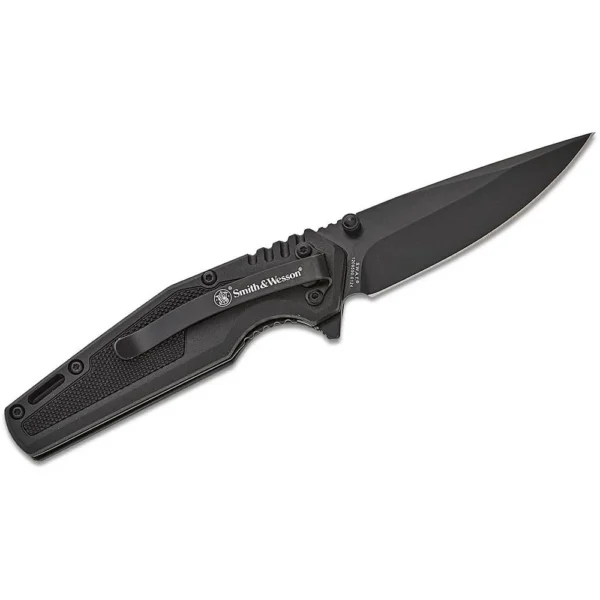 Battenfeld Knives Smith & Wesson SWAT Assisted Folding Knife 3" Drop Point Blade Black