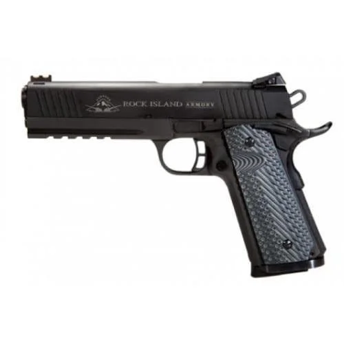 Rock Island Armory RI Armscor M1911-A1 FS Tac 2011 Handgun 10mm Auto 8rd Magazine 5" Barrel Parkerized