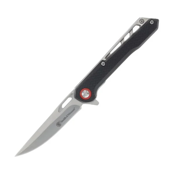 Battenfeld Knives Smith & Wesson Tactical Folding Knife 3" Drop Point Blade Black
