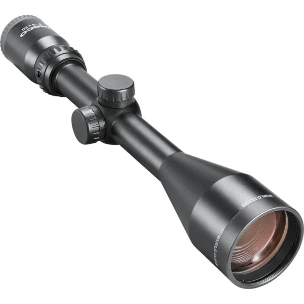Tasco World Class Rifle Scope 3-9x50mm 1" SFP 30/30 Black with Rings