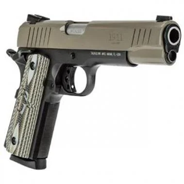 Taurus International Inc. Taurus 1911 Cerakote Sand Handgun .45 ACP 8rd Magazine 5" Barrel VZ Grip