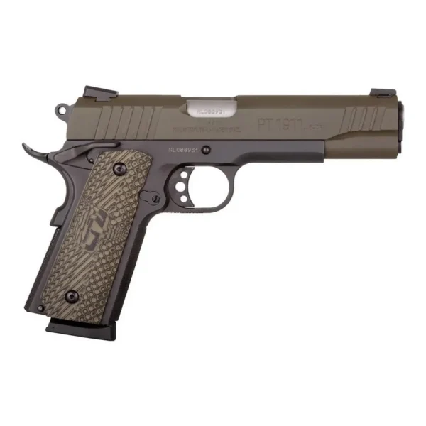 Taurus International Inc. Taurus Mil Spec 1911 Handgun .45 ACP 8rd Magazine 5" Barrel Cerakote Green