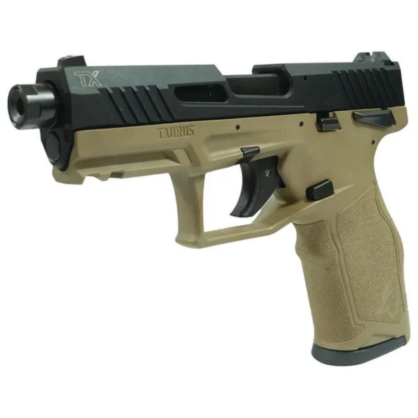 Taurus International Inc. Taurus 2TX22 Handgun .22 LR 10(2)rd Magazines 4.6" Threaded Barrel Black Slide/FDE Frame