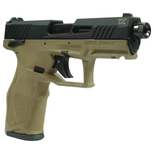 Taurus International Inc. Taurus 2TX22 Handgun .22 LR 16(1)&22(1)rd Magazines 4.6" Threaded Barrel Black Slide/FDE Frame
