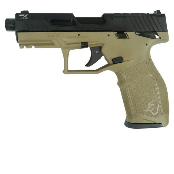 Taurus International Inc. Taurus 2TX22 TORO Handgun .22 LR 10rd Magazines(2) 4.6" Threaded Barrel Black Slide/FDE Frame