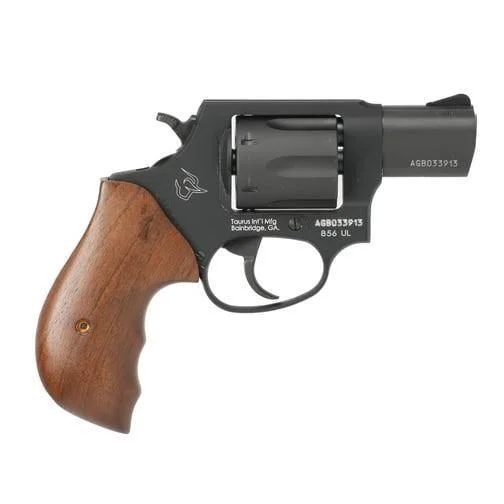 Taurus International Inc. Taurus 856 Ultra Light Handgun .38 Spl 6rd Capacity 2" Barrel Turkish Black Frame Walnut Grips