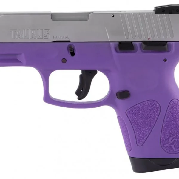 Taurus International Inc. Taurus G2S Handgun 9mm Luger 7rd Magazines 3.2" Barrel Stainless Slide/Dark Purple Grip