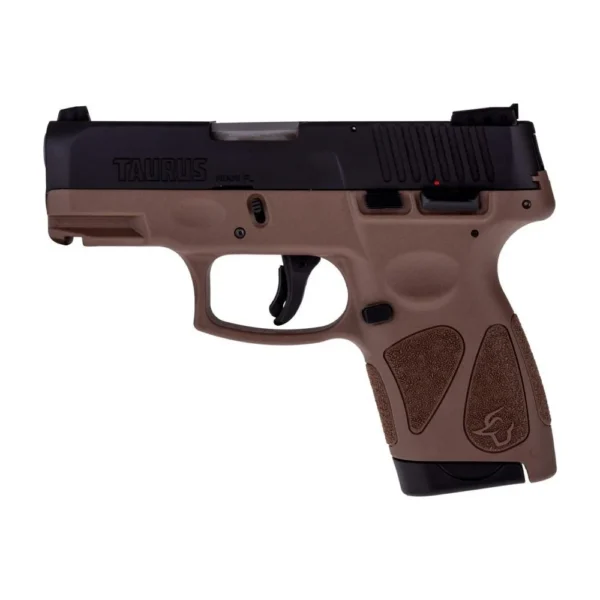 Taurus International Inc. Taurus G2S Handgun 9mm Luger 7rd Magazines 3.2" Barrel Black Slide/Brown Grip