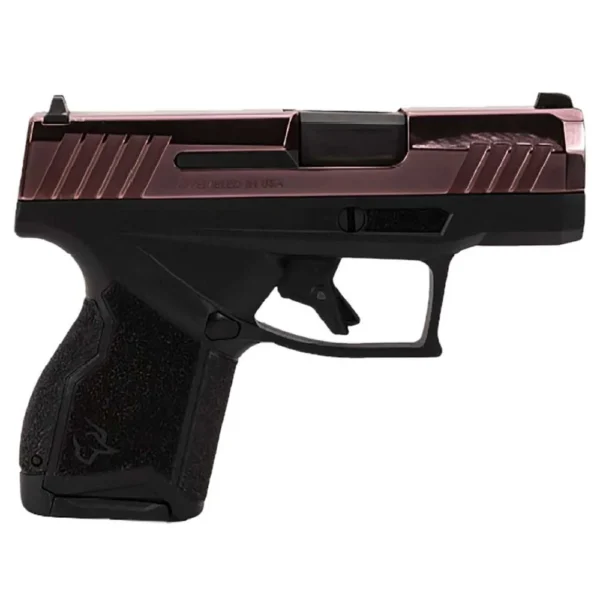 Taurus International Inc. Taurus GX4 Handgun 9mm Luger 10rd Magazines (2) 3" Barrel Rose Gold Slide and Black