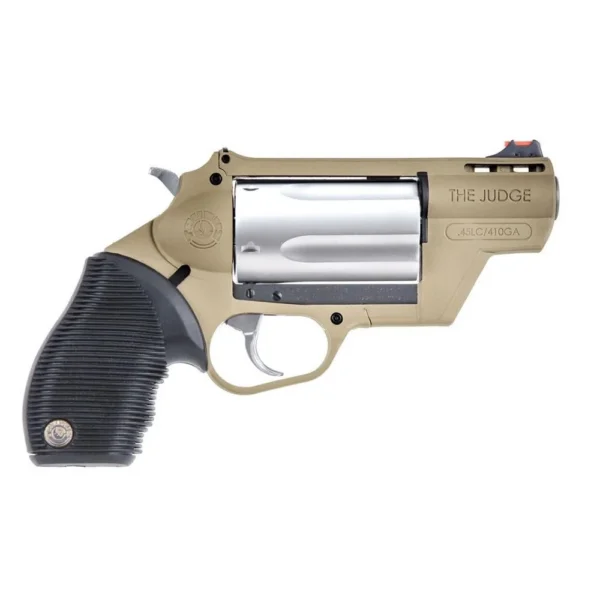 Taurus International Inc. Taurus Judge Public Defender Handgun .45 Colt 5rd Capacity 2" Barrel Stainless Steel FDE