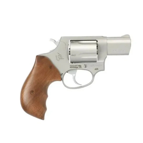 Taurus International Inc. Taurus M605 Stainless Steel Handgun .357 Mag 5rd Capacity 2" Barrel Turkish Walnut Grips