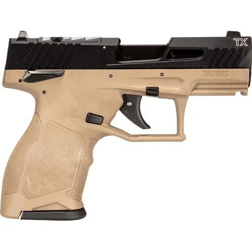 Taurus International Inc. Taurus TX22 Compact Handgun .22 LR 10rd Magazines (2) 3.6" 1/2x28 Threaded Barrel FDE