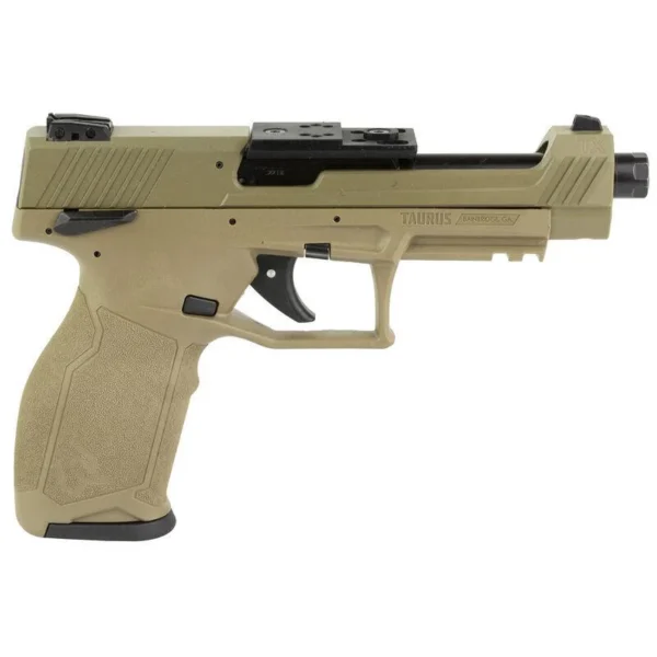 Taurus International Inc. Taurus TX22 Competition Handgun .22 LR 16rd Magazines (3) 5.25" Barrel FDE with Soft Case