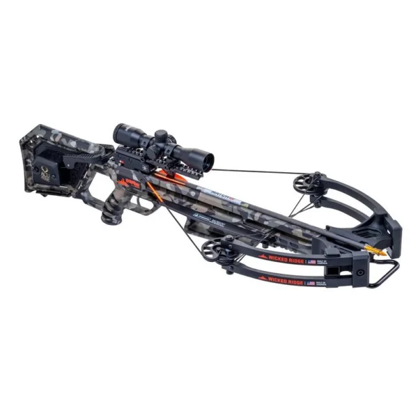 Tenpoint Crossbow Technologies TenPoint Wicked Ridge Commander 400 Crossbow 400 fps Peak Camo with Scope