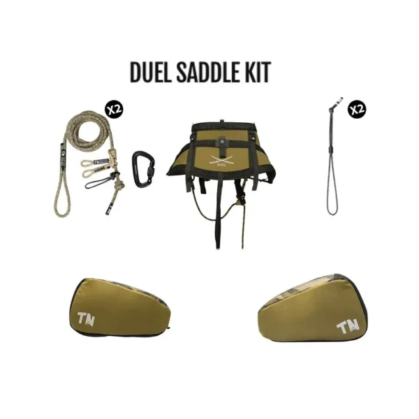 Timber Ninja Outdoors Duel Saddle Starter Kit Regular Up To 36"