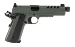 SDS Arms SDS Tisas 1911 Night Stalker SF 10 Handgun 10mm 8rd Magazine 5" Threaded Barrel Cerakote Grey with Black Grips