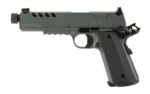 SDS Arms SDS Tisas 1911 Night Stalker SF 10 Handgun 10mm 8rd Magazine 5" Threaded Barrel Cerakote Grey with Black Grips