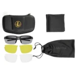 Leupold & Stevens Inc. Leupold Tracer Shooting Glasses Matte Black with 3 Lenses Shadow Grey/Yellow/Clear - alternate view 2