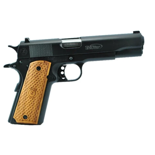 TriStar Arms Inc. Tristar Pistol American Classic Gov't 1911 Handgun .38 Super 9/rd Magazine 5" Barrel Black with Wood Grip