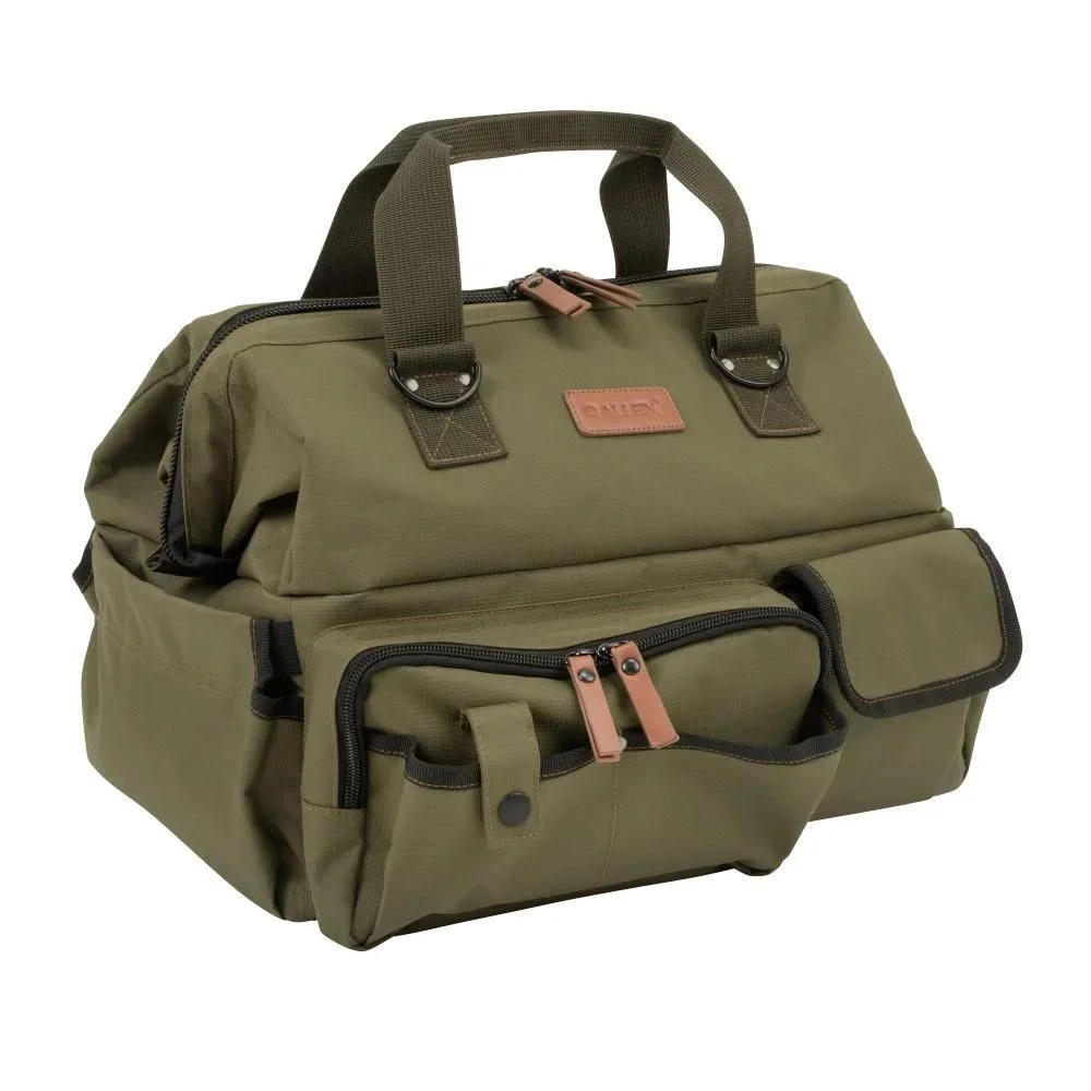 triumph-ripstop-range-bag-handgun-mat-olive-primary-1 The Allen Company Inc. Allen Triumph Ripstop Range Bag with Handgun Mat Olive Green