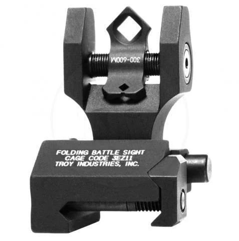 Troy Industries Troy Diamond (DOA)- Rear Folding BattleSight Black