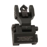 TROY Industries TROY FLDNG REAR DI-OPTC SGHT TRIT BK