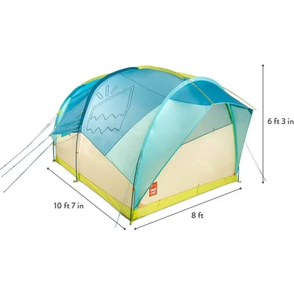AOB Ultimate Survival House Party 6 Person Camping Tent