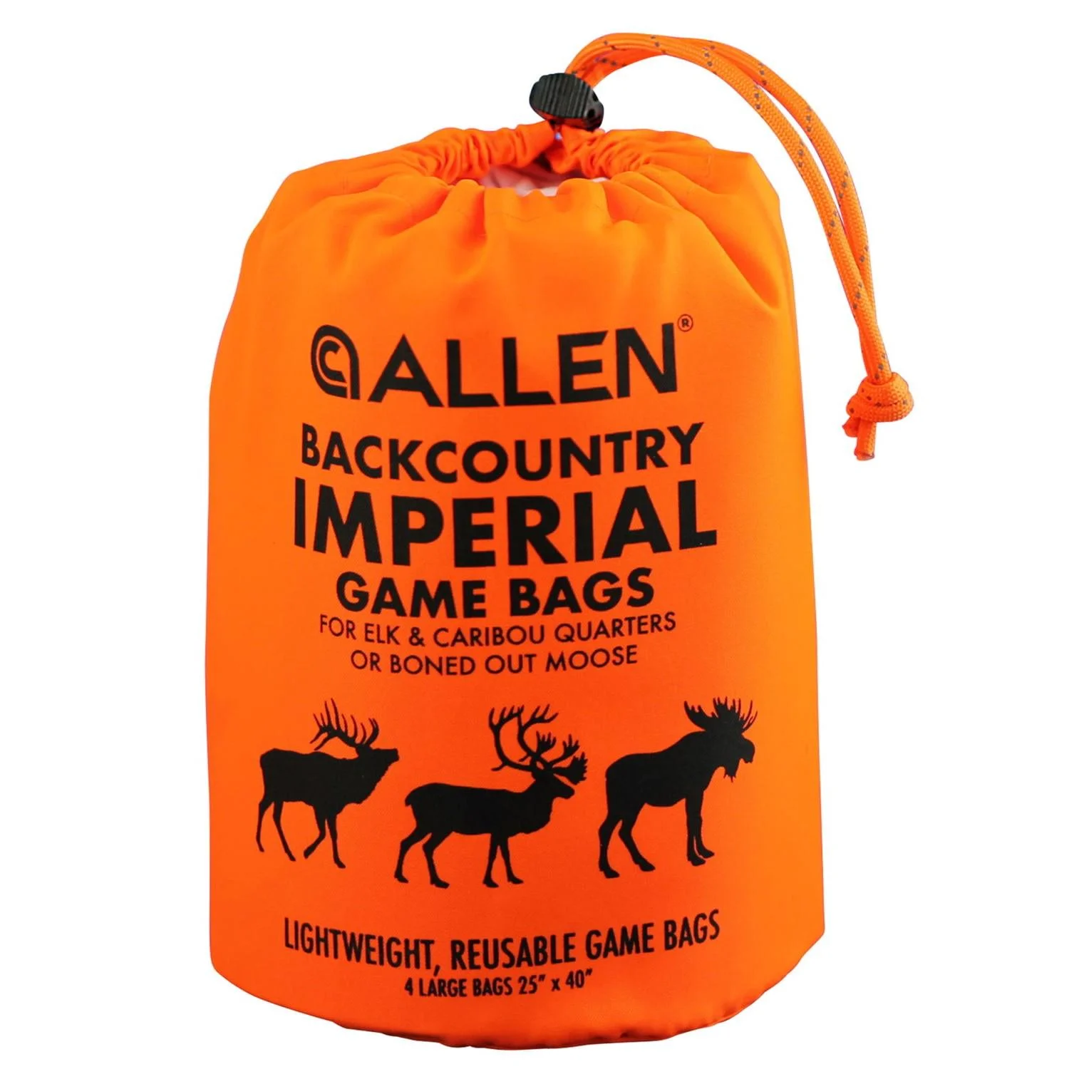 ultra-light-reusable-elk-game-bags-primary The Allen Company Inc. Allen Backcountry Imperial Elk Game Bag Set 25x40 4/ct