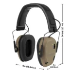 The Allen Company Inc. Allen ULTRX Bionic Electronic Earmuff 22dB FDE - alternate view 2