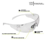 Allen Company ALLEN PROTECTOR SAFETY GLASSES CLEAR - alternate view 3