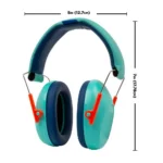 The Allen Company Inc. Allen ULTRX Youth's Passive Hearing Ear Muff 23dB Teal - alternate view 3