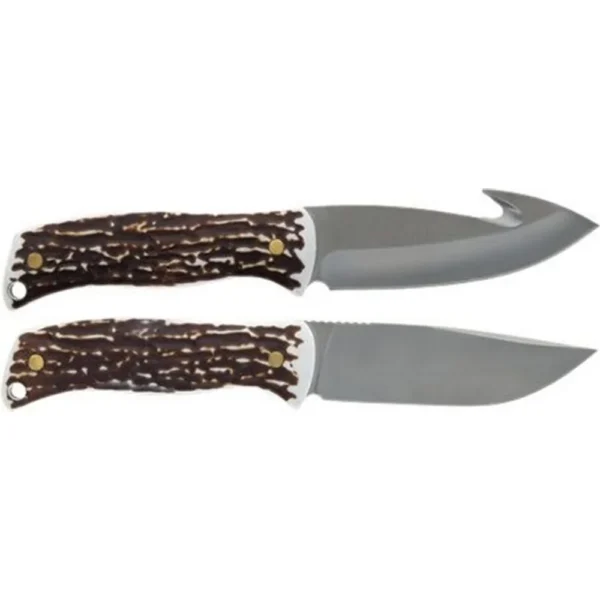 Battenfeld Knives Uncle Henry Fixed Blade Knife Combo 4-1/5" Drop Point and Gut Hook Blades