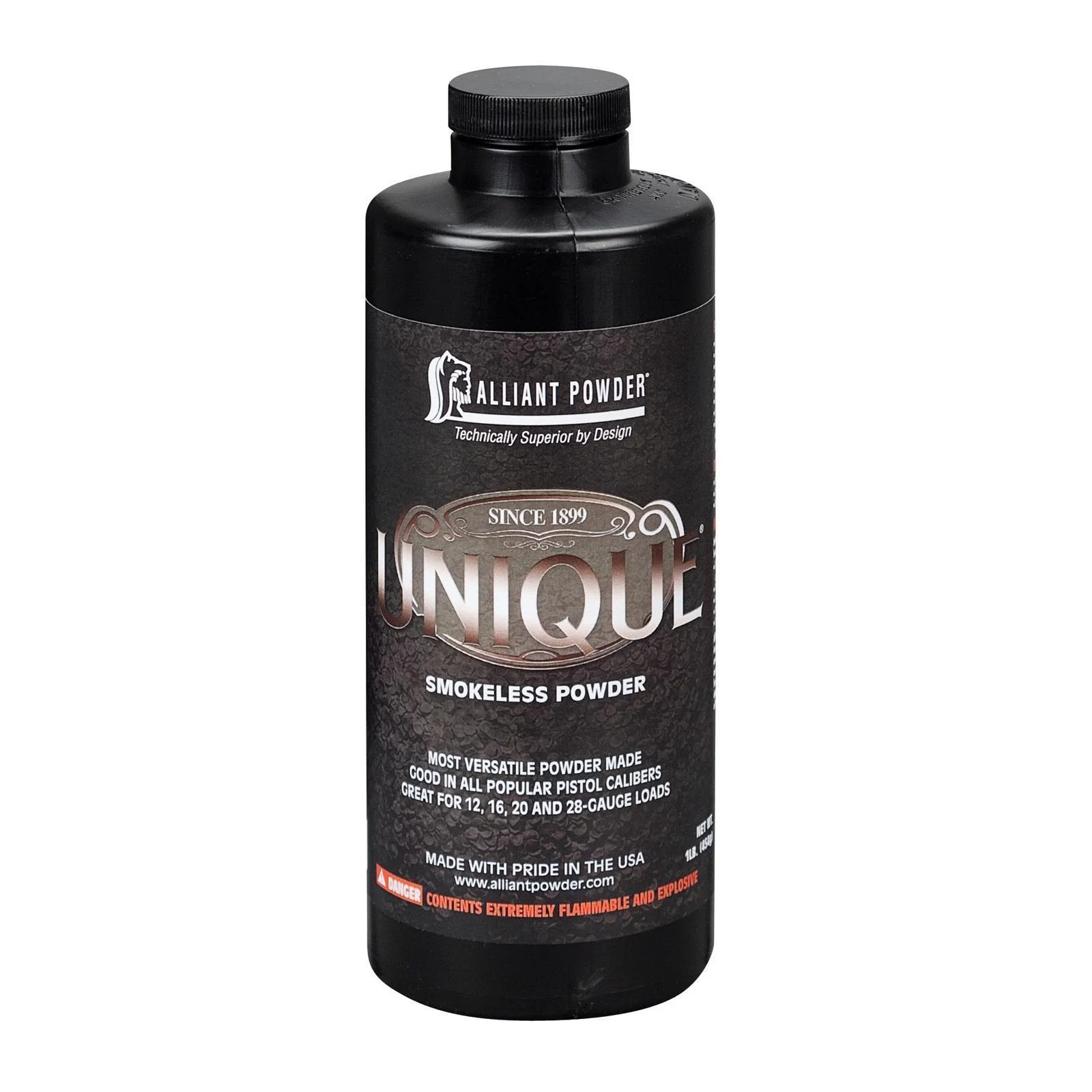 unique-shotshell-handgun-powder-primary-2 Alliant Powder Alliant Unique Shotshell & Handgun Powder 1 lbs