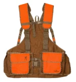 Browning Clothing Browning Upland Strap Vest Tan/Blaze ONESIZE Fits Most - alternate view 3