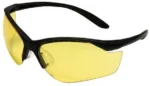 Westchester Protective Gear DBA PIP Global Safety Howard Leight UVEX Vapor II Shooting Glasses Anti-Fog Black with Amber Lens