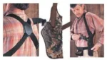 Michaels Of Oregon Uncle Mike's Sidekick Vertical Shoulder Holsters 5-1/2"- 6-1/2" Bbl. SA Rev. - RH