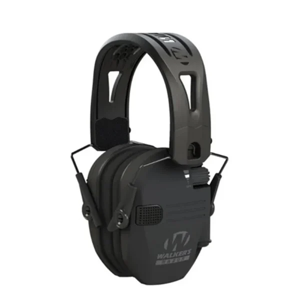 Walkers Game Ear Walker's Razor Tacti-Grip Ear Muffs -Black 23NRR