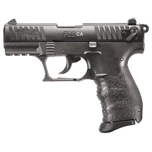 Walther Arms Walther P22 Handgun CA Compliant .22LR 10rd Magazine 3.42" Barrel Black