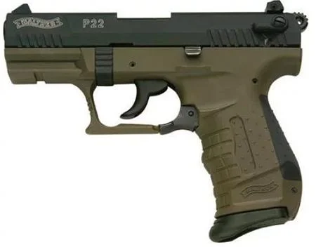Walther WAL P22 22LR 3.4" 10RD MIL GREEN CA