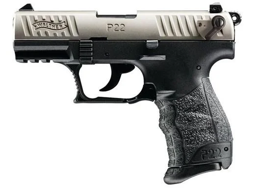 Walther P22Q .22LR 10rd Magazine 3.4" Barrel Nickel