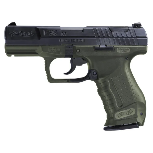 Walther Arms Walther P99 AS Final Edition Handgun 9mm Luger 10rd Magazine(2) 4" Barrel White Dot Sights