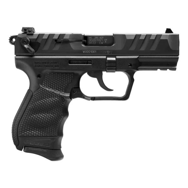 Walther Arms Walther PD380 Handgun .380 ACP 9rd Magazines (2) 3.7" Barrel Black